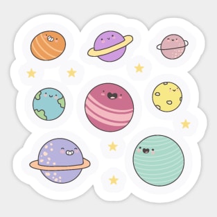 Planets Sticker